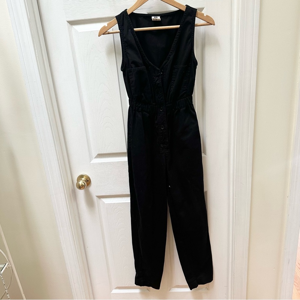 Lucy & Yak Black Sleeveless Jumpsuit Juni 2